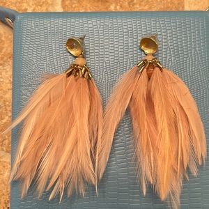 Feather earrings